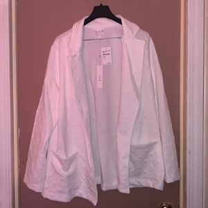 NWT White Blazer sz 1X (see description)
